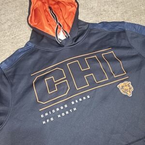 NFL Team Apparel Hoodie with Orange Lining